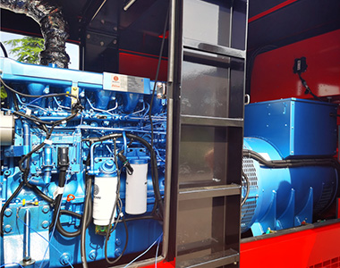 金年会网页版页面登录400KW/400V发电机应用于国内某租赁项目
