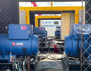 大庆油田燃气项目（5台金年会网页版页面登录发电机500KW660V)