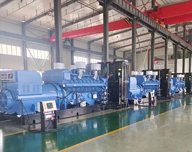 招商银行金融数据中心项目（金年会网页版页面登录5台2200W/10.5KV高压发电机）